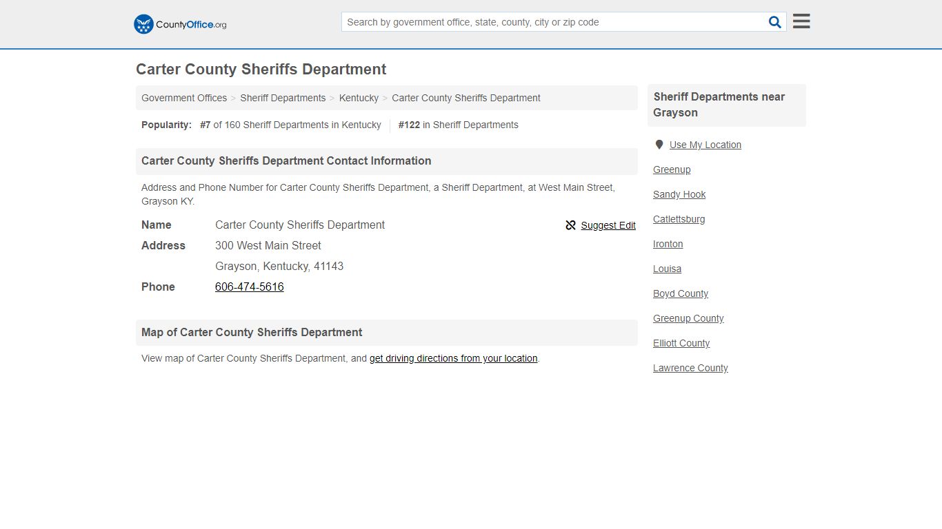 Carter County Sheriffs Department